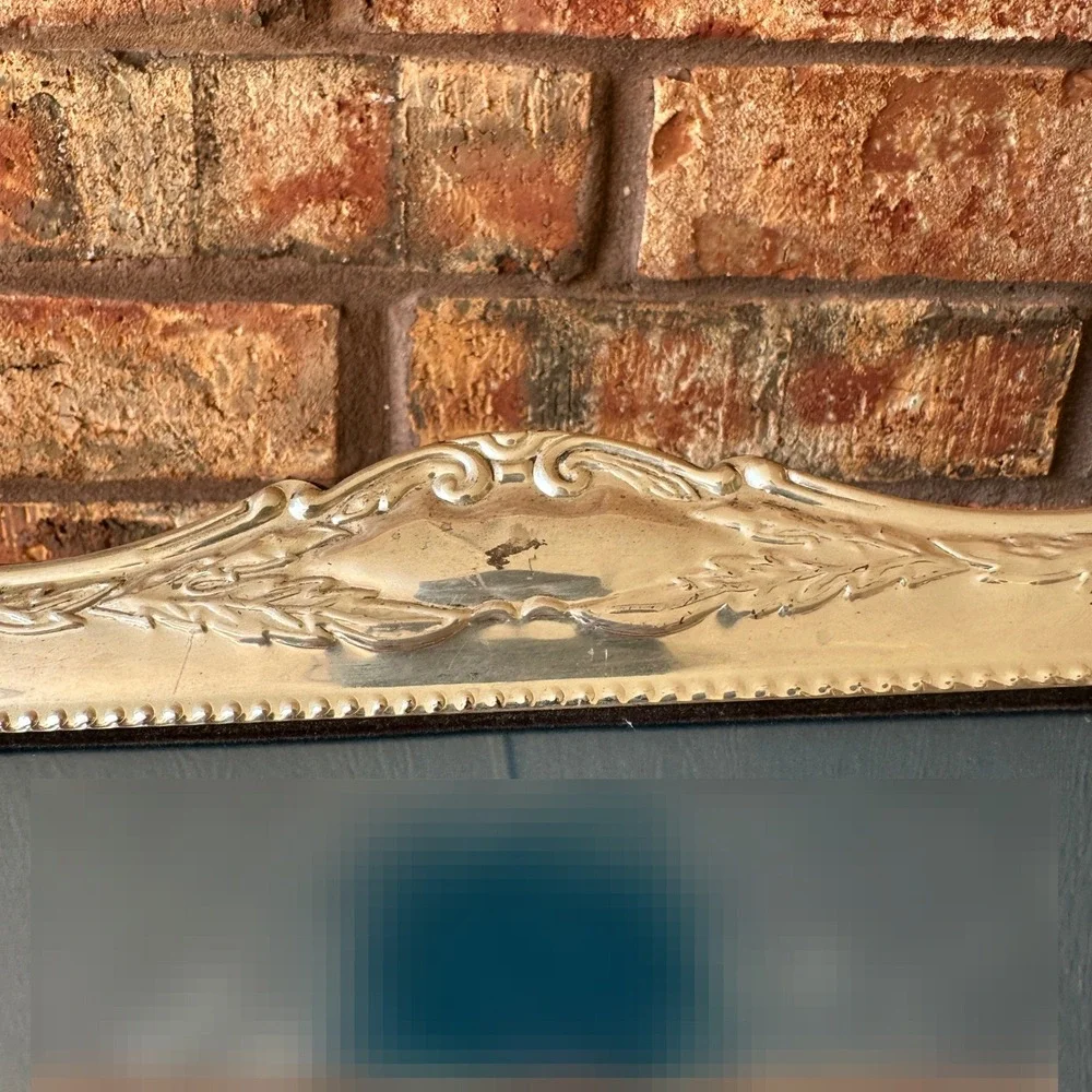 Fetco Beacon Hill Silver Plated Brass 8x10 Picture Frame Ornate Floral Vicorian
